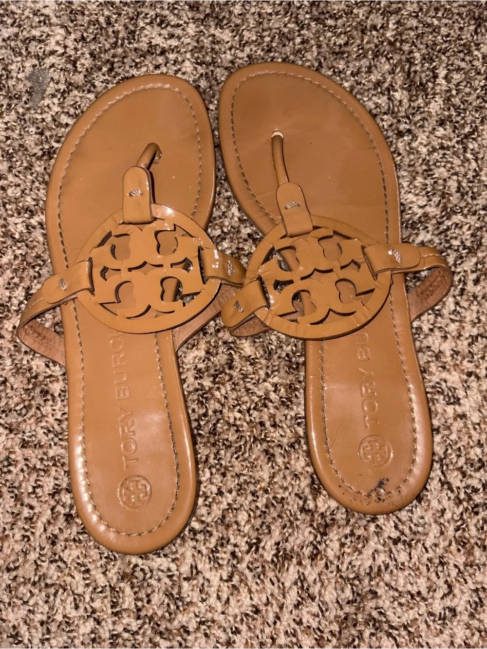 Tori Burch Miller Sandal Patent